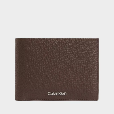 Δερμάτινο Πορτοφόλι Calvin Klein K50K509614-GWR Καφέ