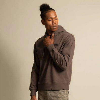 Φούτερ Με Κουκούλα Calvin Klein J30J321879-GYN Καφέ