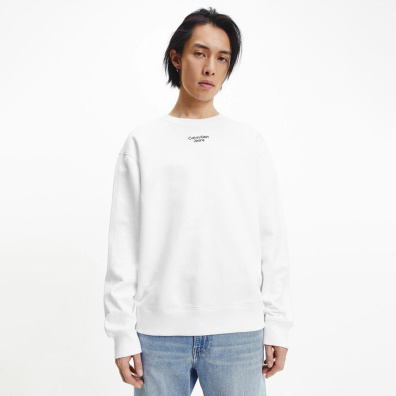 Φούτερ Calvin Klein J30J320044-YAF Άσπρο