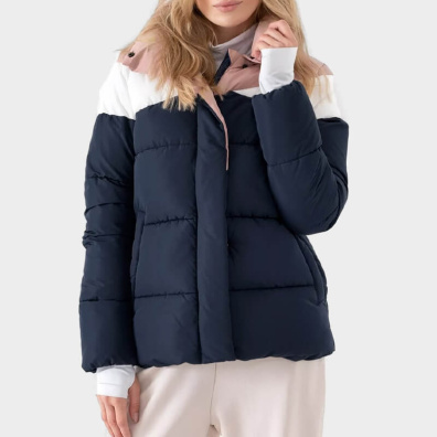 Puffer Μπουφάν 4F H4Z21-KUDP007 Σκούρο Μπλε