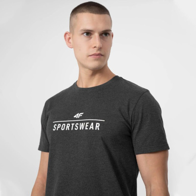 Αθλητικό T-shirt 4F TSM354 H4Z22-TSM354-23M Σκούρο Γκρι