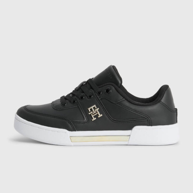 Δερμάτινο Sneaker Tommy Hilfiger FW0FW06859F_0GL Μαύρο