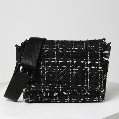 Τσαντάκι Χιαστί Kendall + Kylie Clarisa HBKK-422-0002-12 Μαύρο