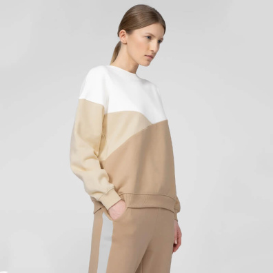 Φούτερ 4F H4L22-BLD013-82S Καφέ