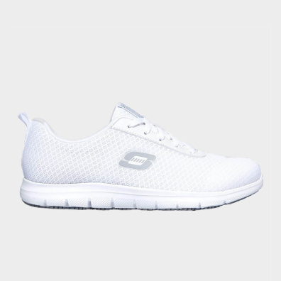Sneaker Skechers Work Relaxed Fit Ghenter-Bronaugh 77210EC-WHT Άσπρο