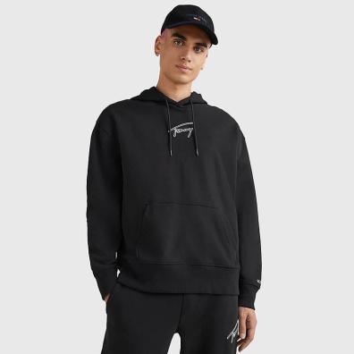 Φούτερ με Κουκούλα Tommy Hilfiger DM0DM15796-BDS Μαύρο