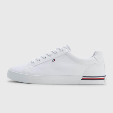 Sneaker Tommy Hilfiger Essential Stripes FW0FW06954-YBS Άσπρο