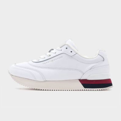 Sneaker Tommy Hilfiger Lux Leather FW0FW06836-YBR Άσπρο