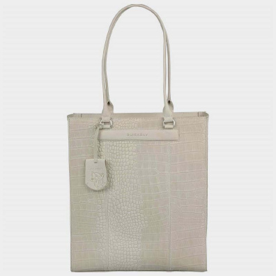 Δερμάτινη Τσάντα Ώμου Burkely 1000401.29.01 Άσπρο