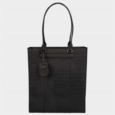 Δερμάτινη Τσάντα Ώμου Burkely 1000401.29.10 Μαύρο