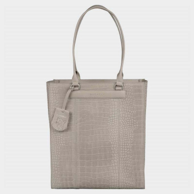 Δερμάτινη Τσάντα Ώμου Burkely 1000401.29.15 Απαλό Γκρι