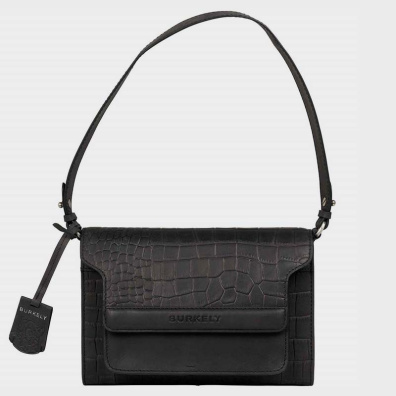 Δερμάτινη Τσάντα Ώμου Burkely 1000406.29.10 Μαύρο