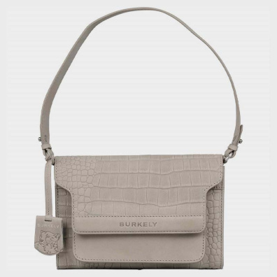 Δερμάτινη Τσάντα Ώμου Burkely 1000406.29.15 Απαλό Γκρι