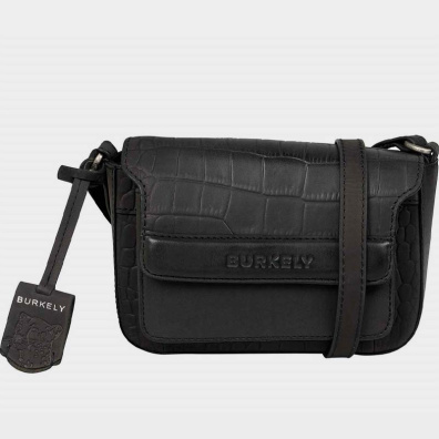 Δερμάτινο Χιαστί Τσαντάκι Burkely Cayla 1000408.29.10 Μαύρο