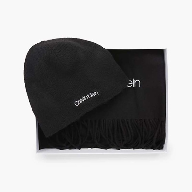 Σετ Κασκόλ Και Σκούφος Calvin Klein K50K507552-BAX Μαύρο