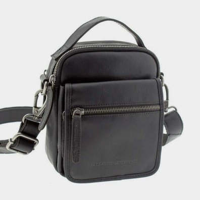 Δερμάτινη Τσάντα Χιαστί Chesterfield C48.097300 Μαύρο