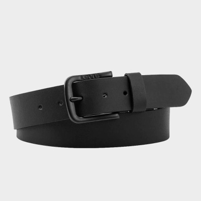 Φαρδιά Δερμάτινη Ζώνη Levi's 38019-0153 Μαύρo
