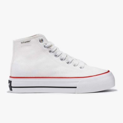 Flatform Μποτάκι D.Franklin NVK22051-0001-36 Άσπρο