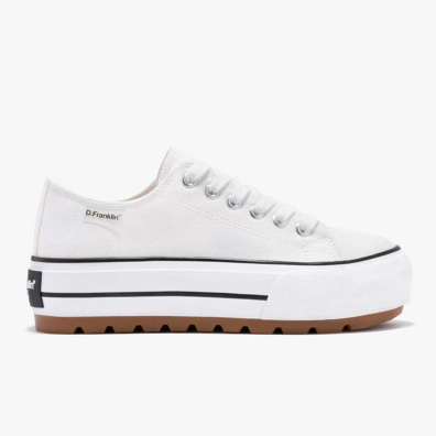 Sneaker Flatform D.Franklin NVK31519-0001-36 Άσπρο