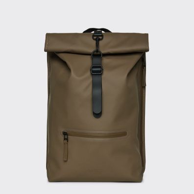 Αδιάβροχο Σακίδιο Πλάτης Rains Rolltop 13160-66 Καφέ