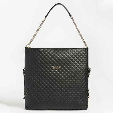 Μεγάλη Τσάντα Ώμου Guess Adam HWQG8694240-BLA Μαύρο