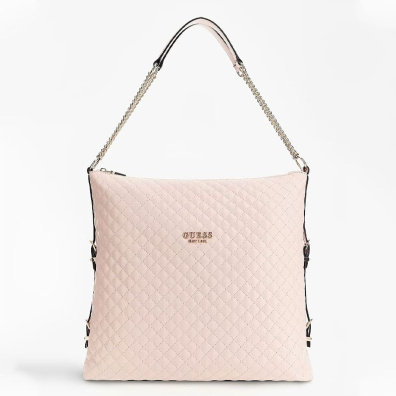 Μεγάλη Τσάντα Ώμου Guess Adam HWQG8694240-PLR Ροζ