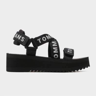 Σανδάλια Με Πλατφόρμα Tommy Hilfiger EN0EN02119-0GJ Μαύρο