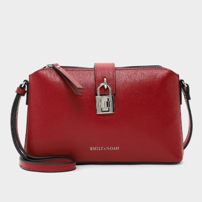 Τσάντα Χιαστί Emily & Noah 63630-600 Κόκκινο