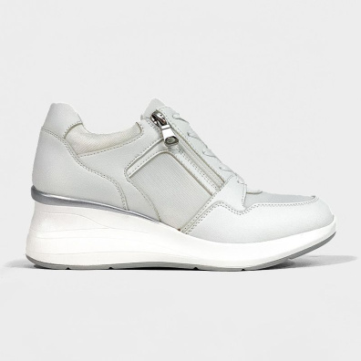 Sneaker Με Πλατφόρμα Adam's 1-872-23003-29 Άσπρο