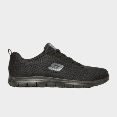 Sneaker Skechers Work Relaxed Fit Ghenter-Bronaugh 77210-BLK Μαύρο