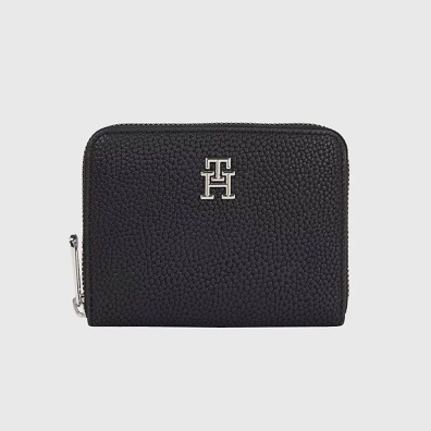 Μικρό Πορτοφόλι Tommy Hilfiger AW0AW14649-BDS Μαύρο