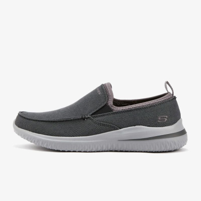 Μοκασίνια Skechers Delson 3 Chadwick 210236-BLK Γκρι