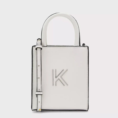 Mini Τσαντάκι Χειρός - Χιαστί Kendall+Kylie Switzerland HBKK-223-0007-1 Άσπρο