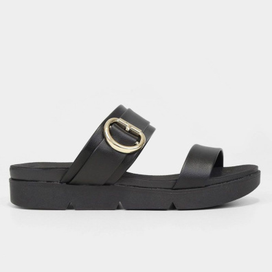 Ανατομικές Παντόφλες Με Λουριά Beira Rio 7982303129 Μαύρο