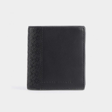 Δερμάτινο Πορτοφόλι Tommy Hilfiger AM0AM09280-BDS Μαύρο
