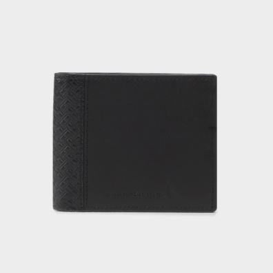 Δερμάτινο Πορτοφόλι Tommy Hilfiger AM0AM09548-BDS Μαύρο