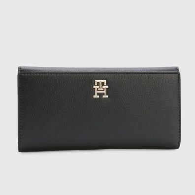 Μεγάλο Πορτοφόλι Tommy Hilfiger AW0AW14638-BDS Μαύρο