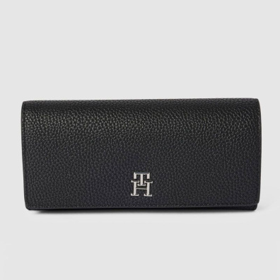 Μεγάλο Πορτοφόλι Tommy Hilfiger AW0AW14651-BDS Μαύρο