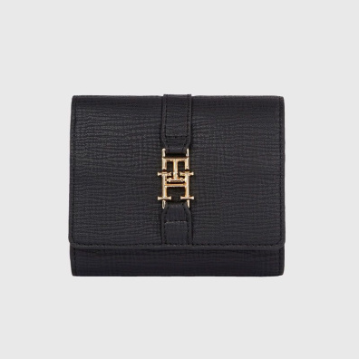 Μικρό Πορτοφόλι Tommy Hilfiger AW0AW14631-BDS Μαύρο