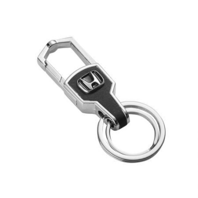 Μπρελόκ Auto Set Με Λογότυπο Honda AS0518 Ασημί-Μαύρο
