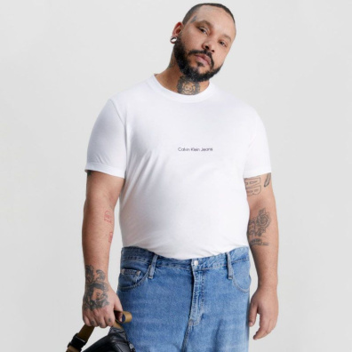 T-shirt Calvin Klein J30J322848-YAF Άσπρο