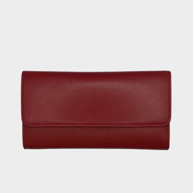 Δερμάτινο Πορτοφόλι Ipatios HE-905 Κόκκινο