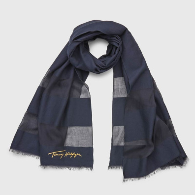 Κασκόλ Tommy Hilfiger AW0AW12177-C7H Σκούρο Μπλε