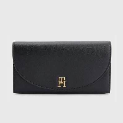 Μεγάλο Πορτοφόλι Tommy Hilfiger AW0AW13657_BDS Μαύρο