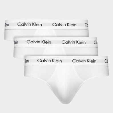 Μονόχρωμα Σλιπ Calvin Klein 3 Τεμάχια 0000U2661G-100 Άσπρο