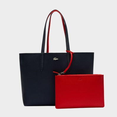 Τσάντα Ώμου Lacoste Διπλής Όψεως NF2142AA-B50 Μπλε Κόκκινο