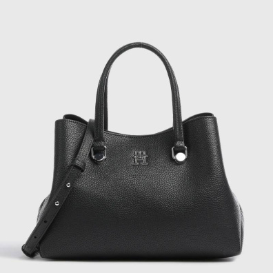 Τσάντα Χειρός Tommy Hilfiger AW0AW14214-BDS Μαύρο