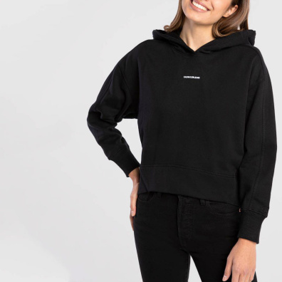 Φούτερ Με Κουκούλα Calvin Klein J20J215462-BEH Μαύρο