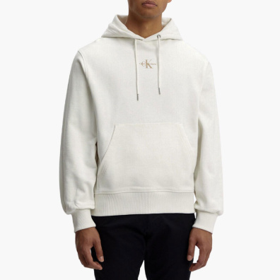 Φούτερ Με Κουκούλα Calvin Klein J30J322535-YBI Άσπρο