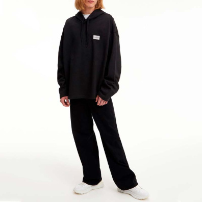 Φούτερ Με Κουκούλα Calvin Klein J30J322536-BEH Μαύρο
